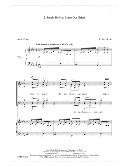 The Suffering Servant A Choral Work for Holy Week (Choral Score) image number null