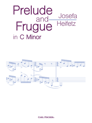 Book cover for Prelude and Frugue in C Minor
