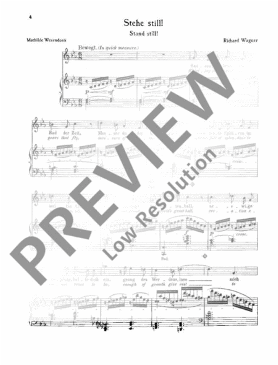 Wesendonck-Lieder Piano scores gallery preview page 7