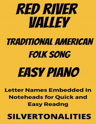 Red River Valley Easy Piano Sheet Music