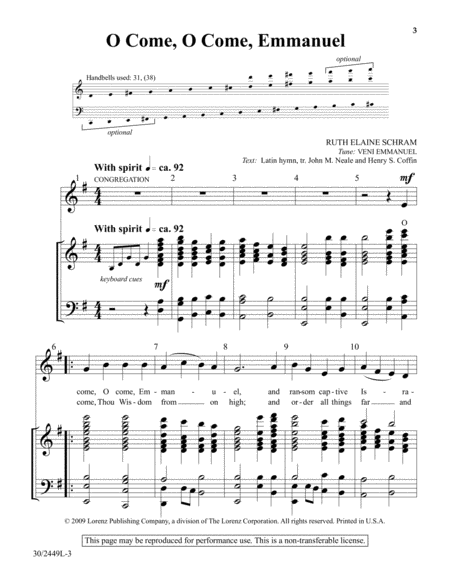 Christmas Carol Celebrations - Reproducible Handbell Part (4-5 octaves) - Digita