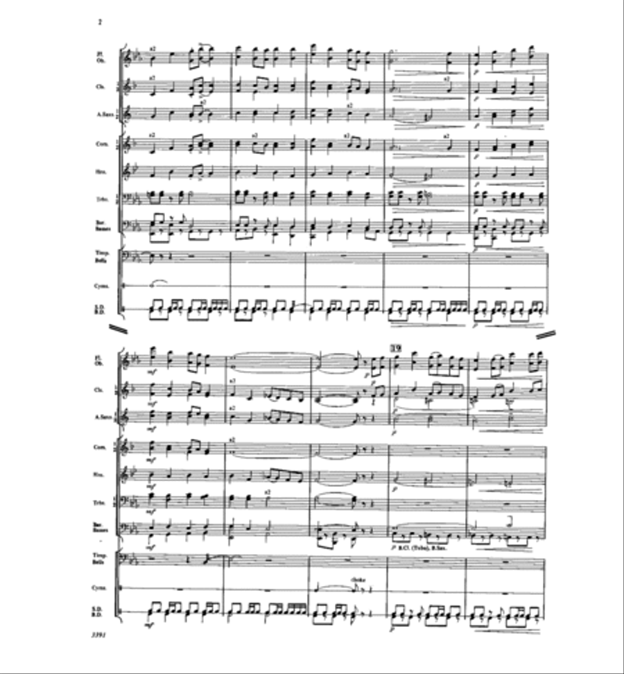 Crystal City Overture Concert Band scores gallery preview page 3
