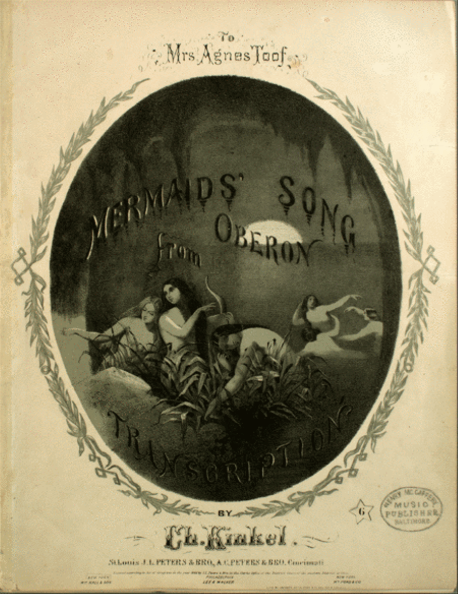 Mermaids' Song from Oberon Transcription Piano Solo scores gallery preview page 1