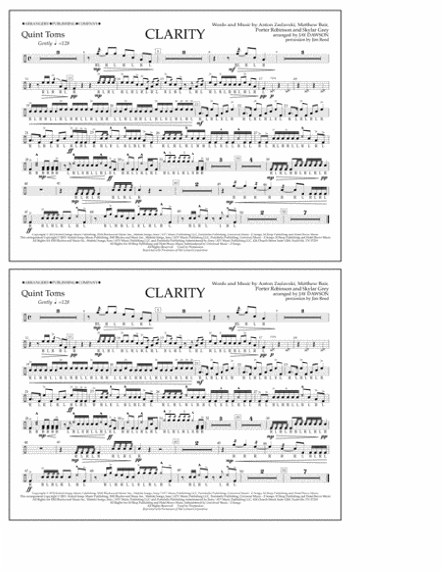 Clarity - Quint-Toms Marching Band scores gallery preview page 1