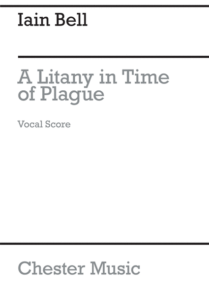 A Litany In Time Of Plague