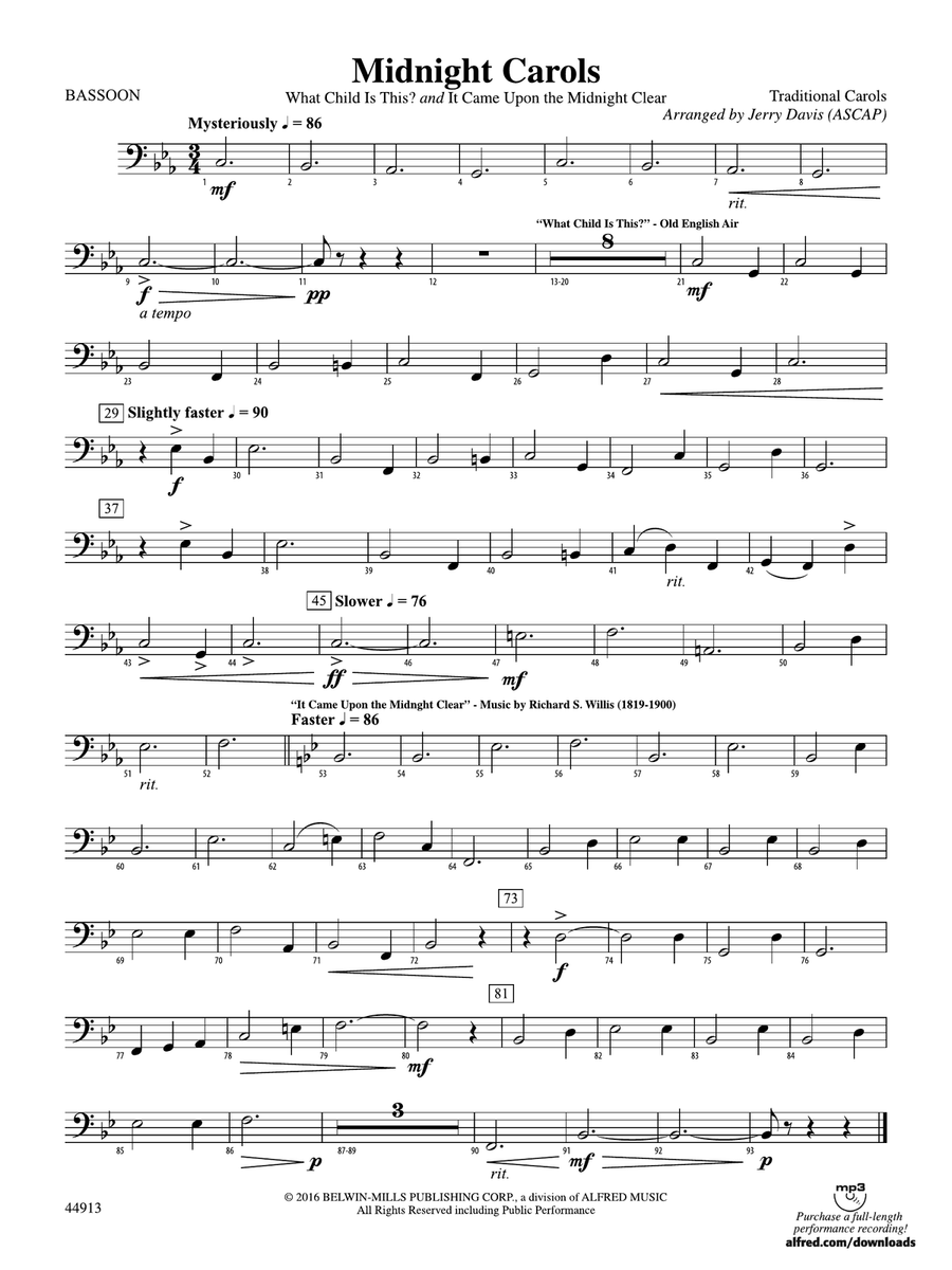 Midnight Carols: Bassoon