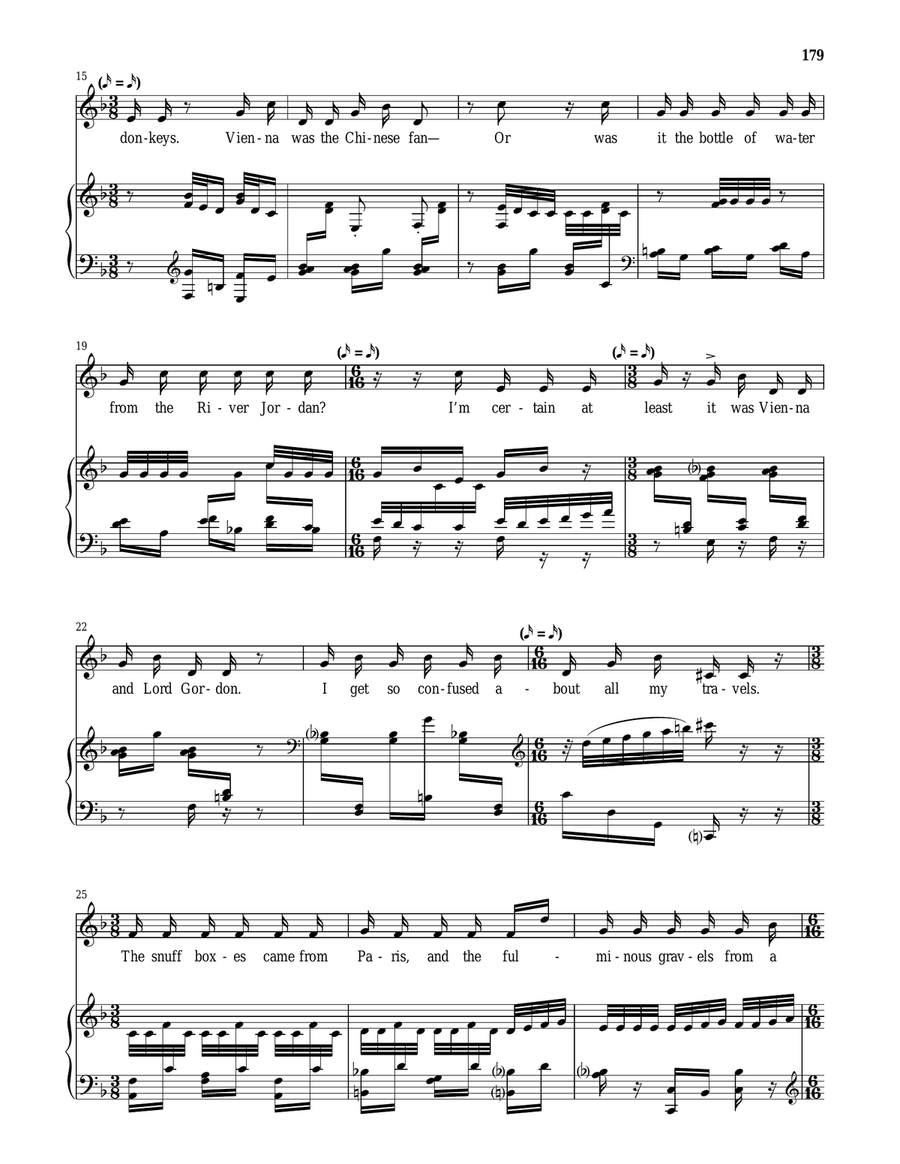 As I Was Saying...Scorned! Abused! Voice scores gallery preview page 2