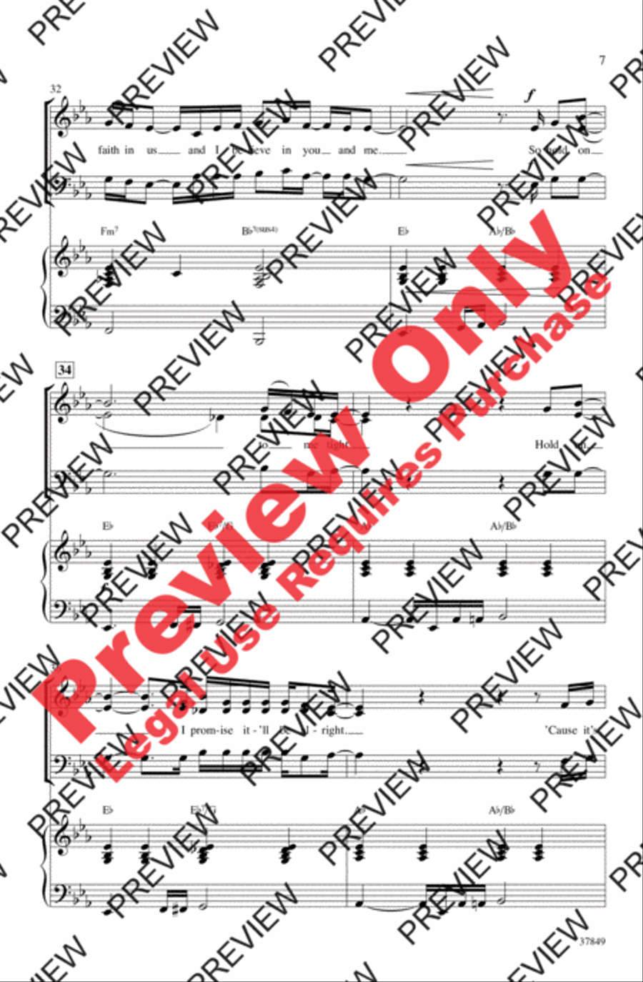 Hold On 3-Part scores gallery preview page 7