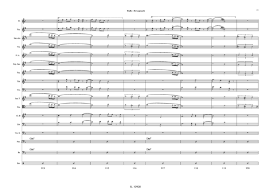 Trafic Jazz Ensemble scores gallery preview page 16