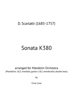 Sonata K380 (for mandolin orchestra)