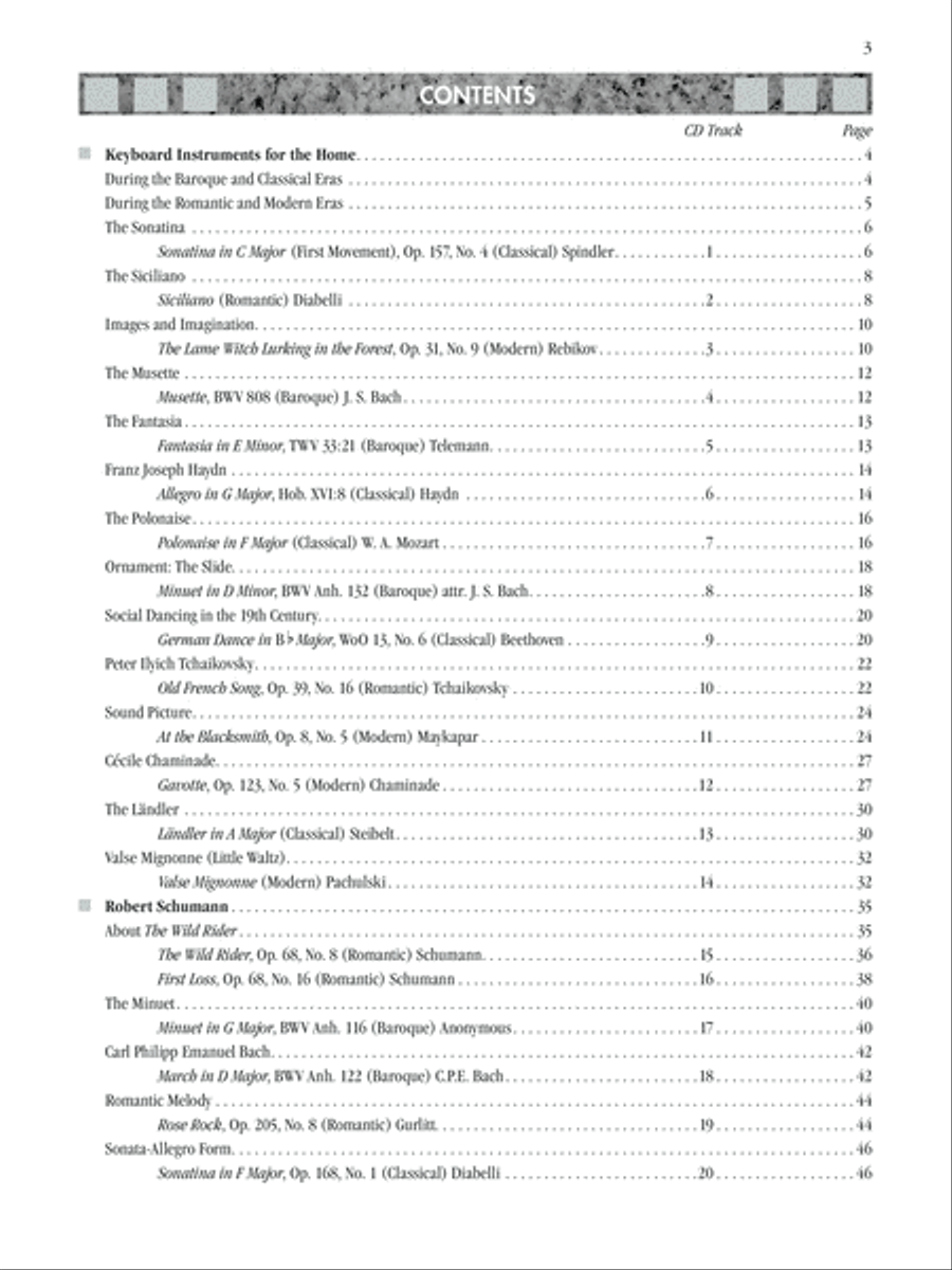 Exploring Piano Classics Repertoire, Book 4 Piano Solo scores gallery preview page 2