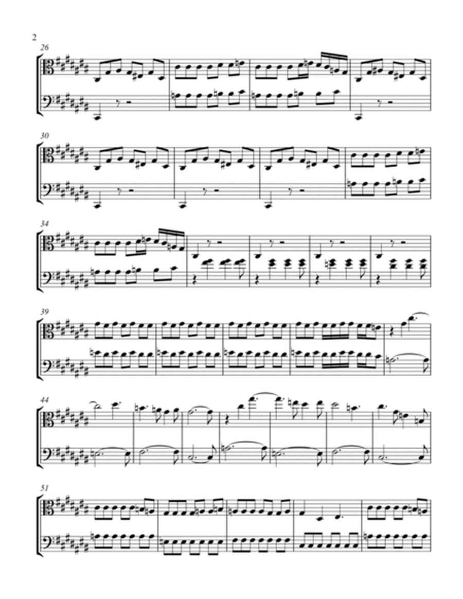 Bass and Viola Duet No. 1