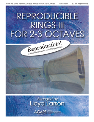 Book cover for Reproducible Rings for 2-3 Octaves, Vol. 3