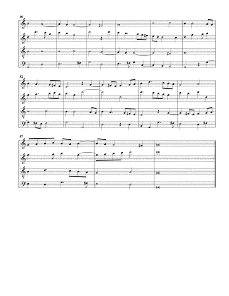 Comment peult haver joye (arrangement for 4 recorders)