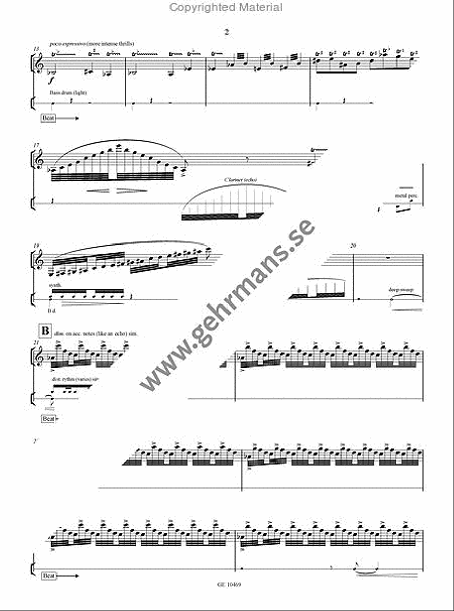 Invisible duet Invisible duet C Instrument scores gallery preview page 3