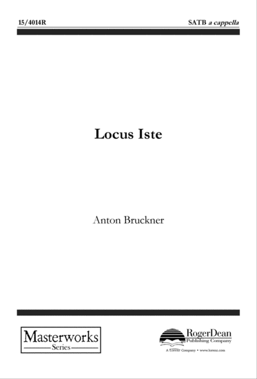 Locus Iste Locus Iste 4-Part scores gallery preview page 1
