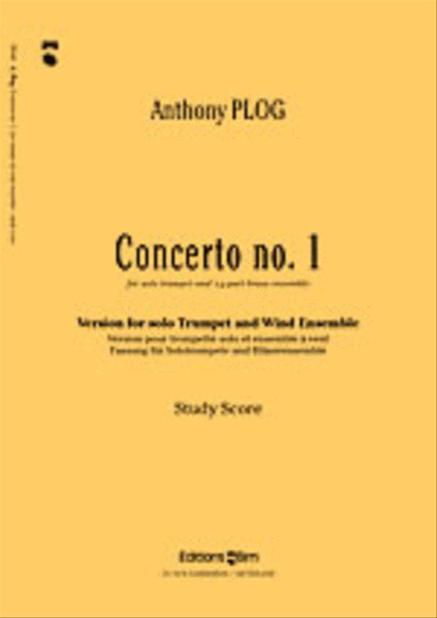 Trumpet Concerto N° 1 Bass Clarinet scores gallery preview page 1
