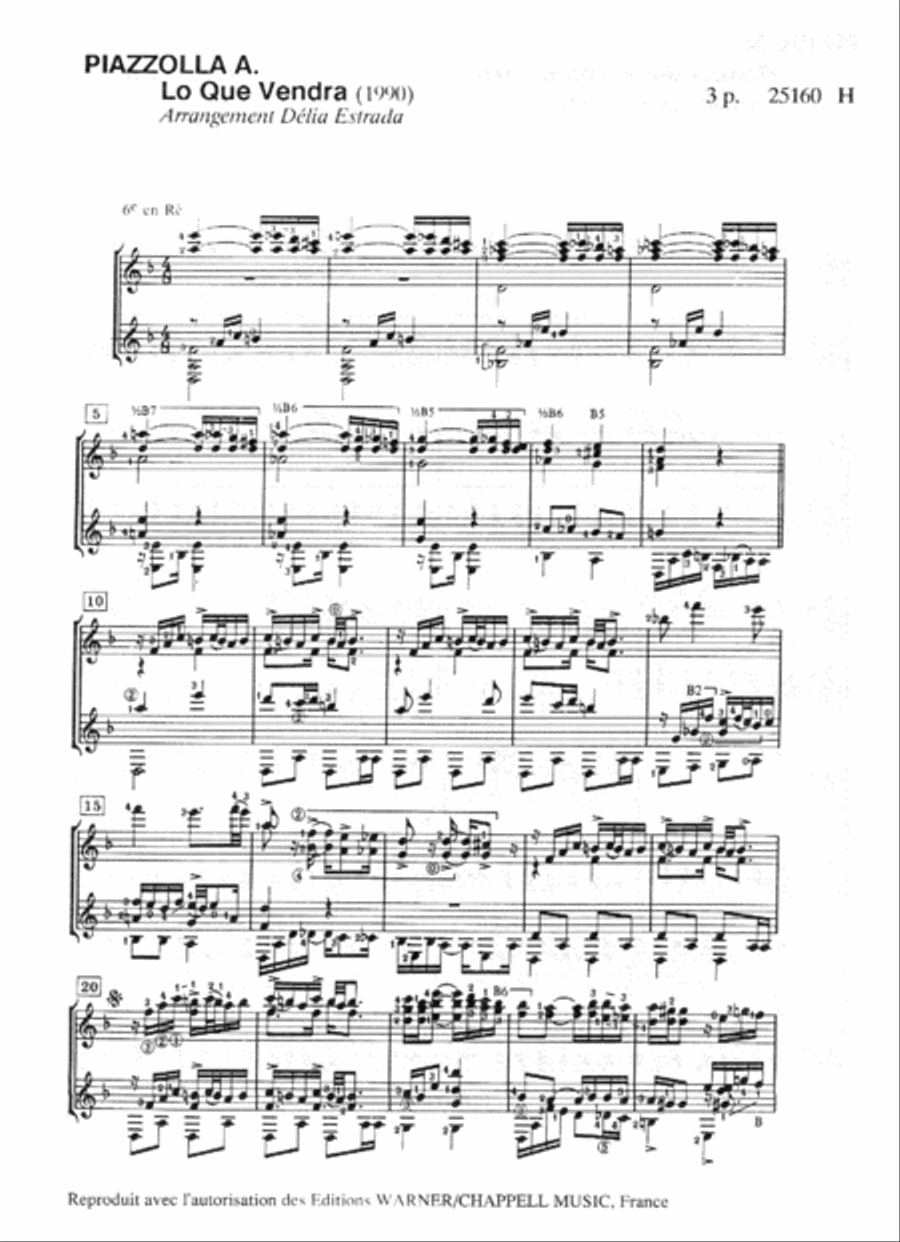 Lo Que Vendra Acoustic Guitar scores gallery preview page 2