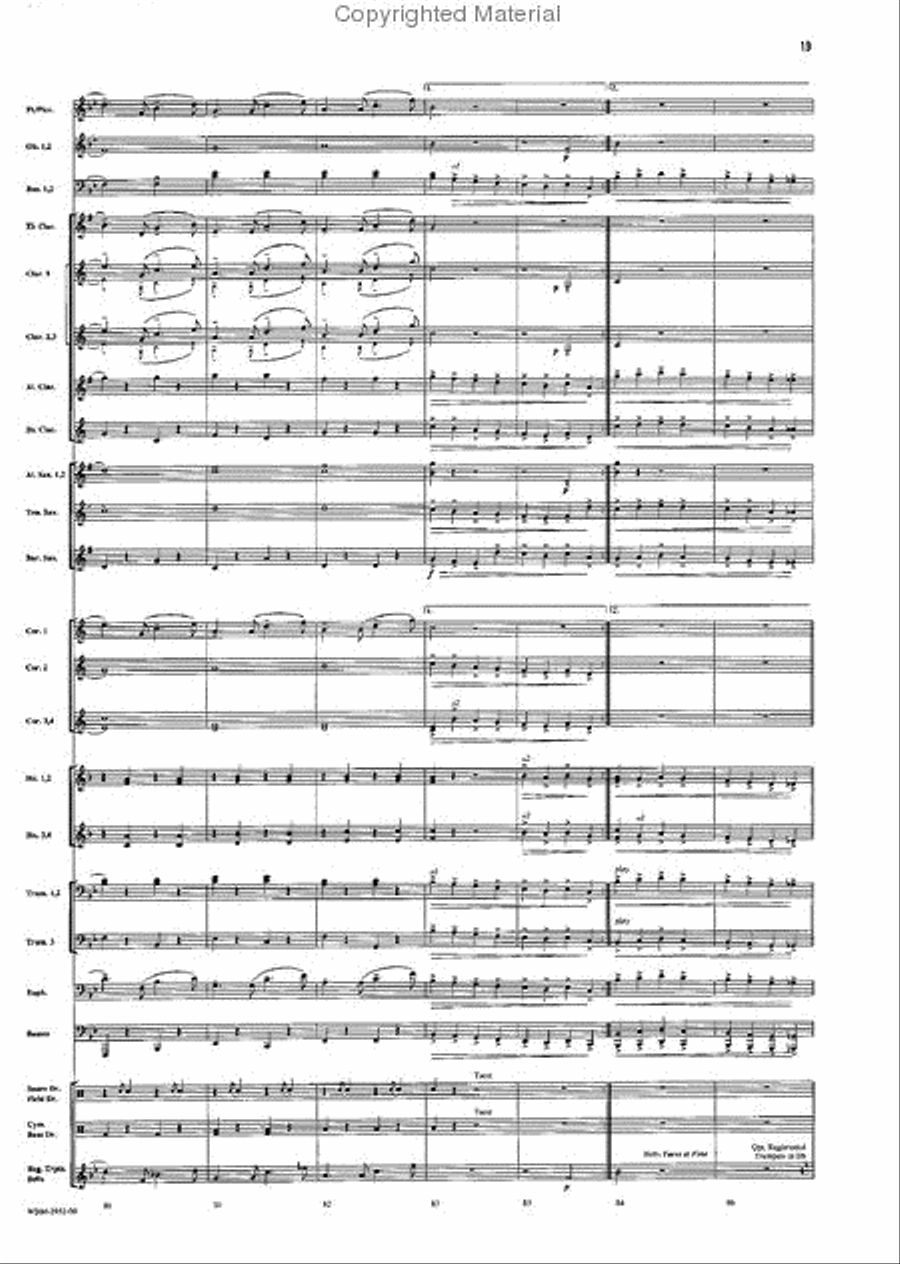 The Thunderer Concert Band scores gallery preview page 12
