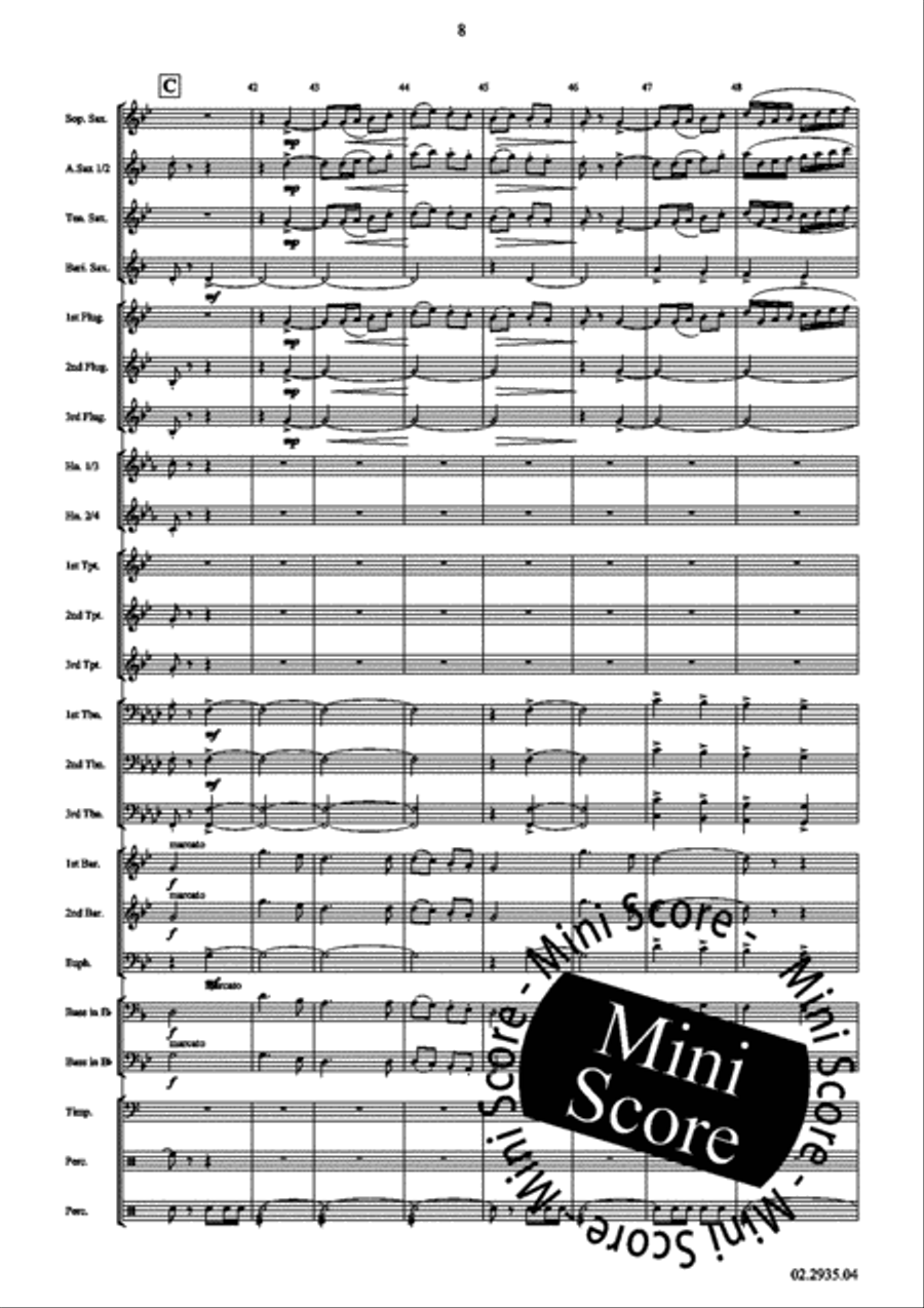 Rocky Mountains Fanfare Band scores gallery preview page 12