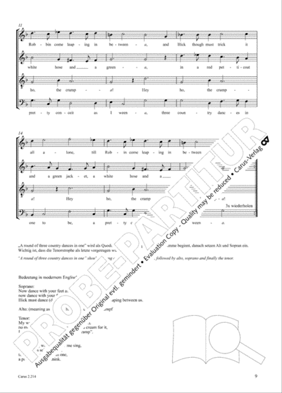 Choral Collection Folk Songs Choir scores gallery preview page 8