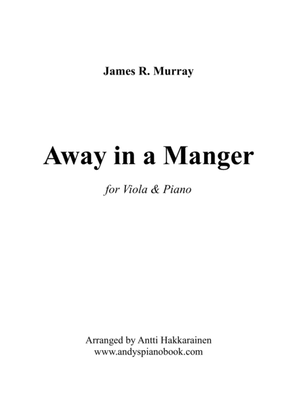 Book cover for Away in a Manger - Viola & Piano