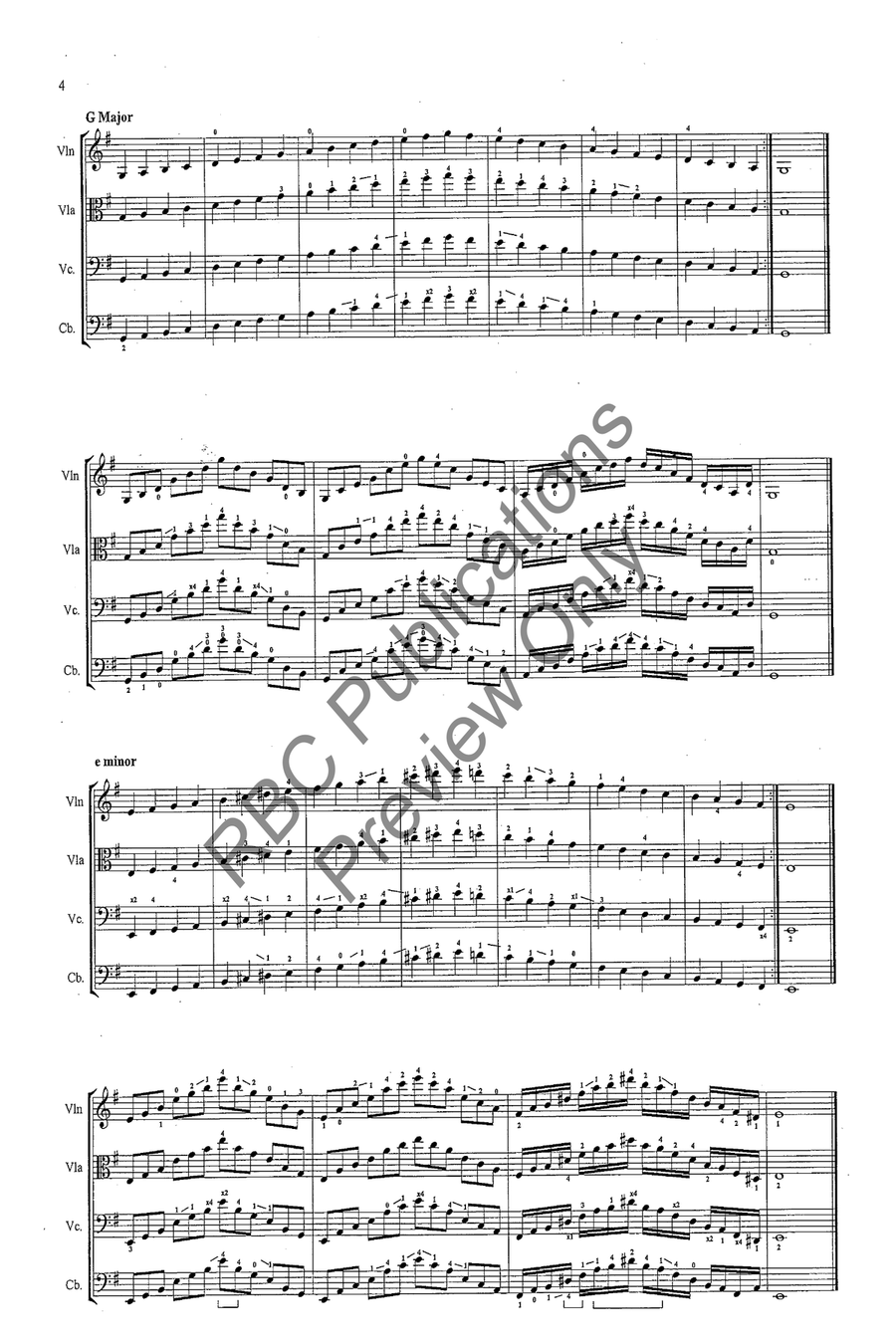 Scales Arpeggios And Chorales String Orchestra scores gallery preview page 5