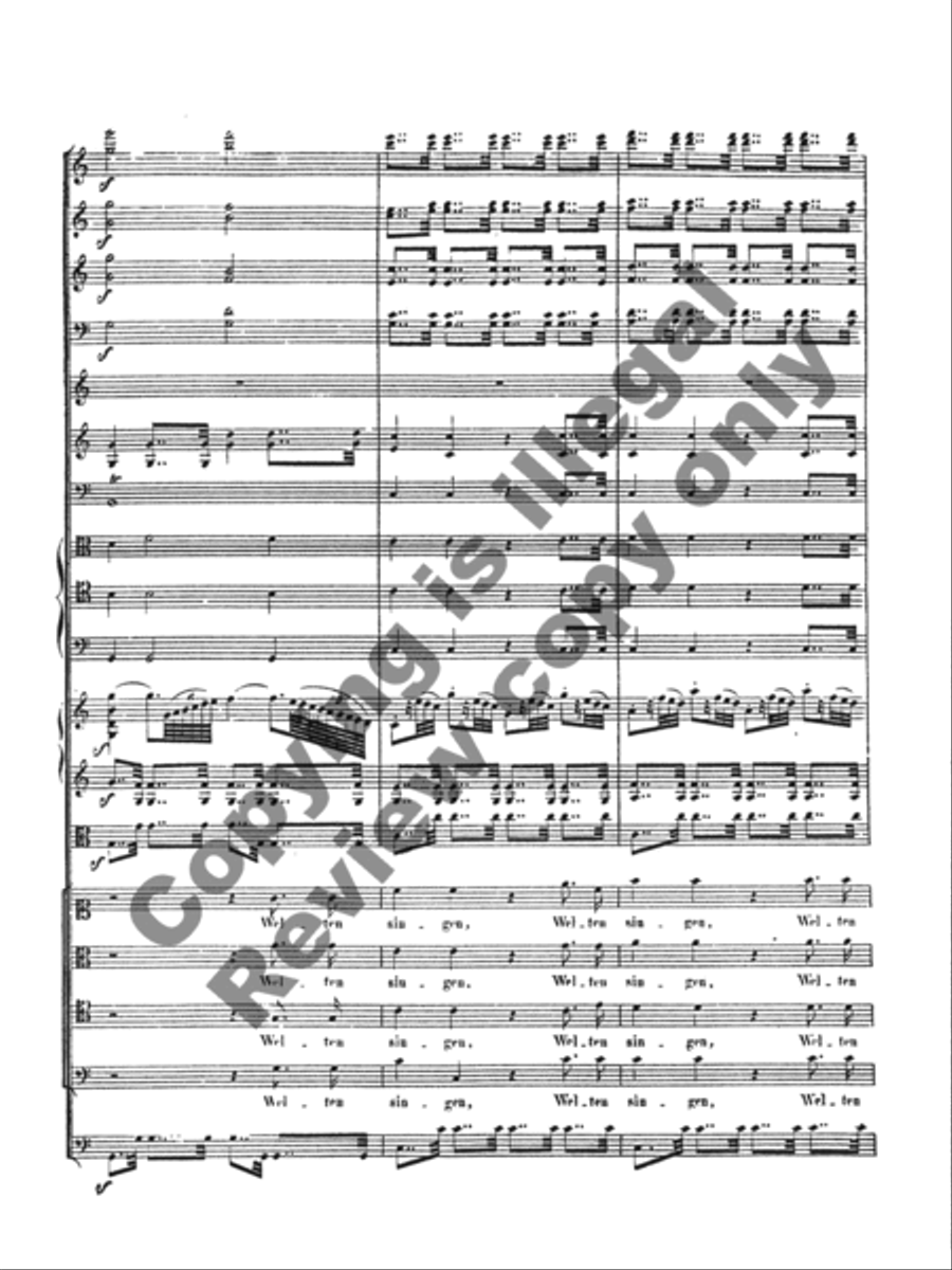 Hallelujah Chorus (Hallelujah unto God's Almighty Son!) (Orchestra Score and Parts) Choir scores gallery preview page 24