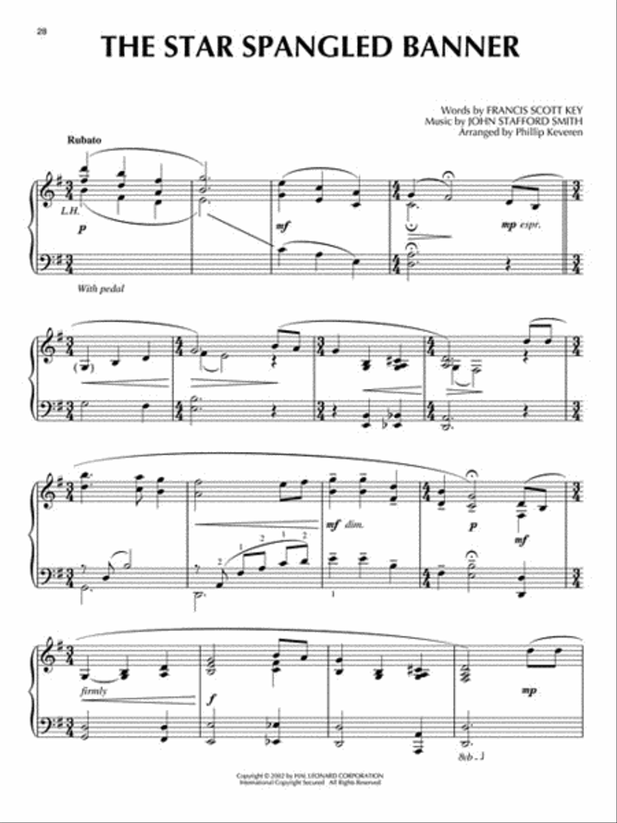 Let Freedom Ring! Piano Solo scores gallery preview page 3