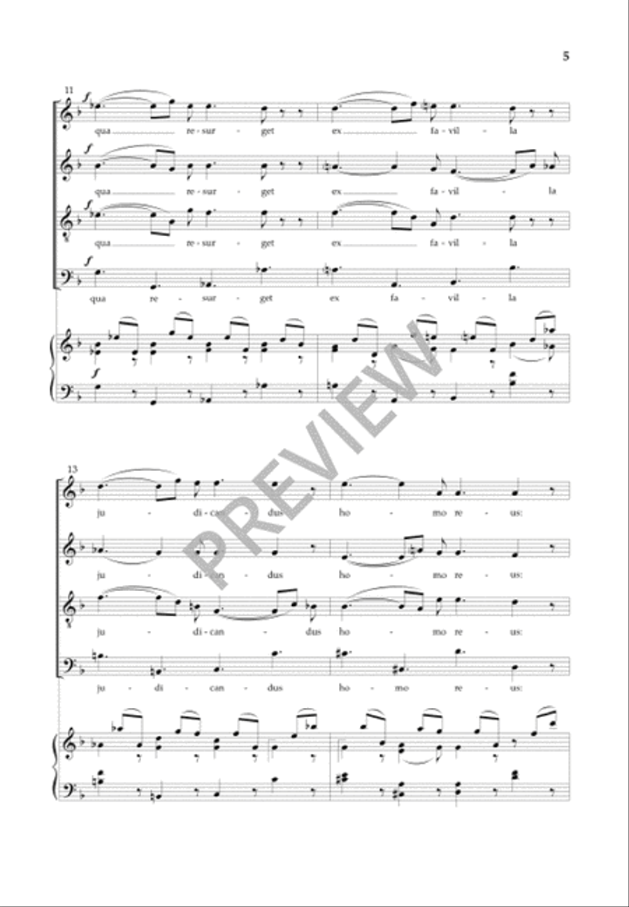 Lacrimosa Lacrimosa 4-Part scores gallery preview page 6