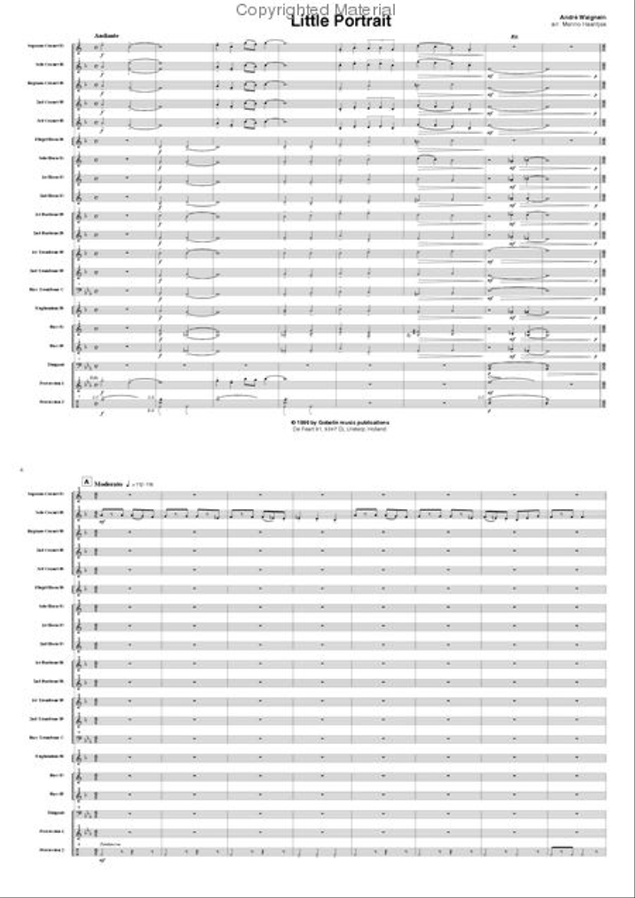 Little Portrait Brass Band scores gallery preview page 2