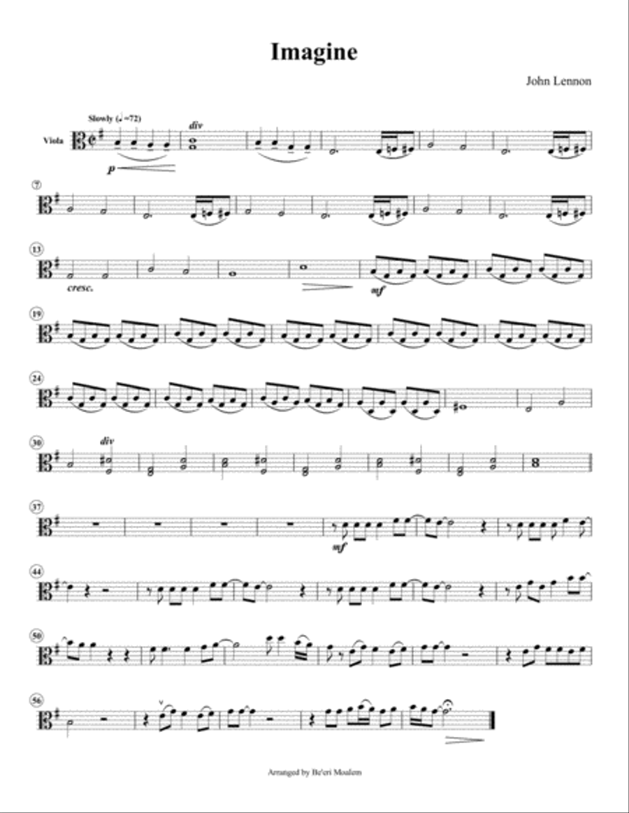 Imagine Imagine String Quartet scores gallery preview page 3