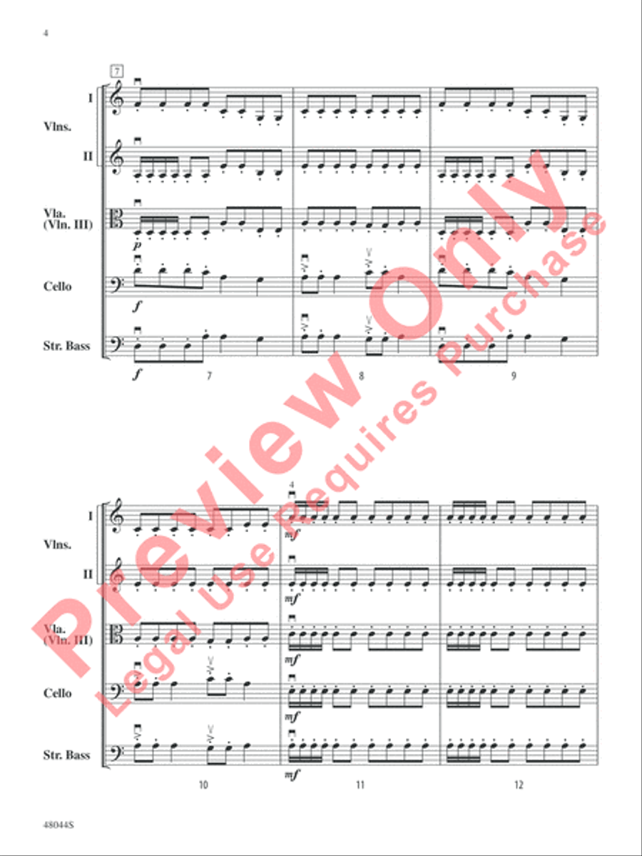 The Ascent The Ascent String Orchestra scores gallery preview page 5