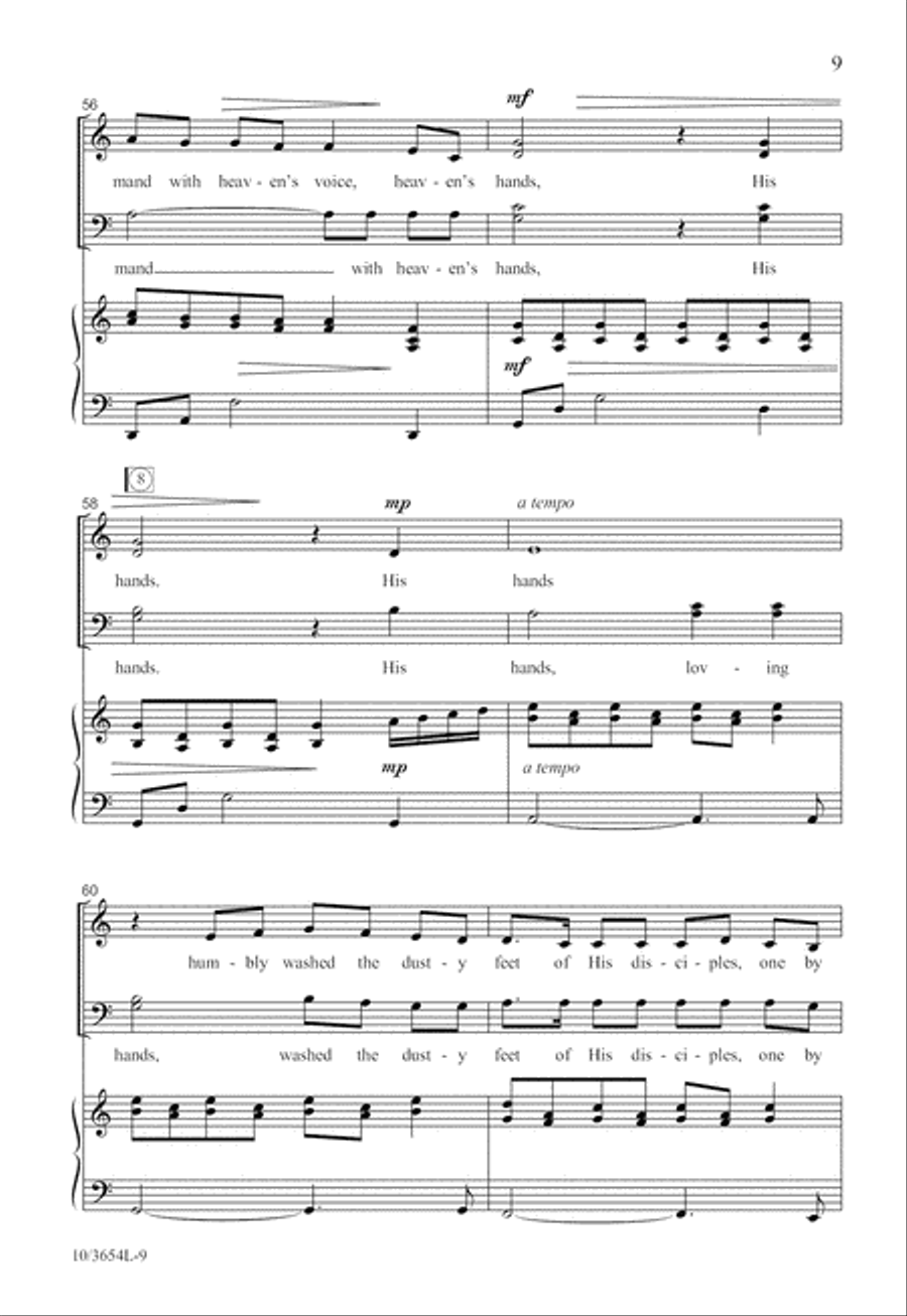 His Hands His Hands 4-Part scores gallery preview page 10