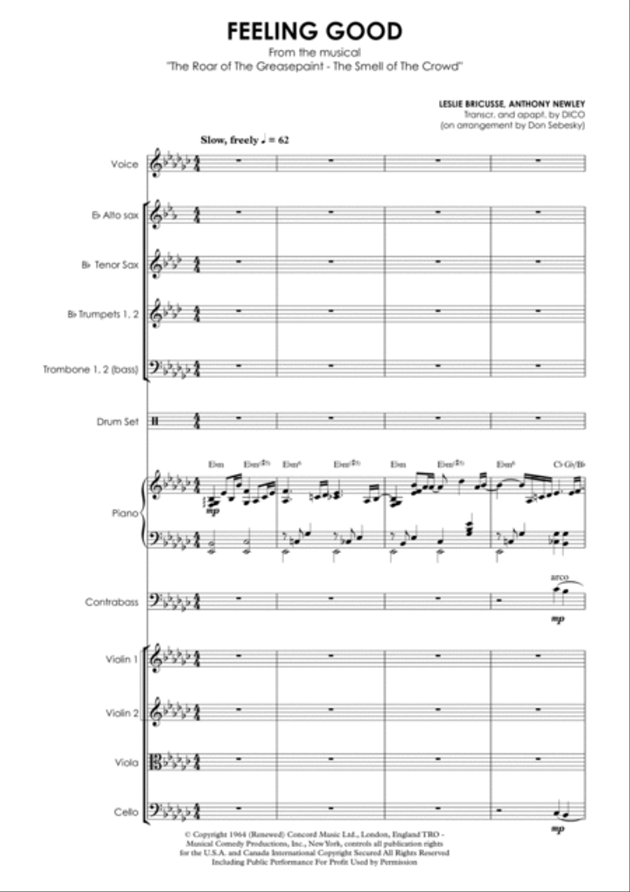 Feeling Good Jazz Ensemble scores gallery preview page 2