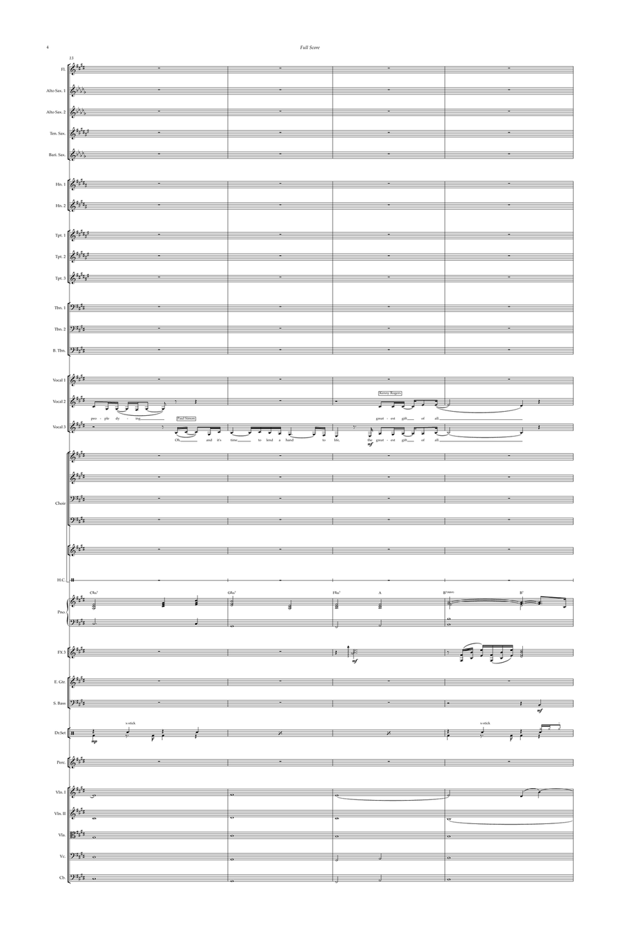 We Are The World We Are The World Full Orchestra scores gallery preview page 4