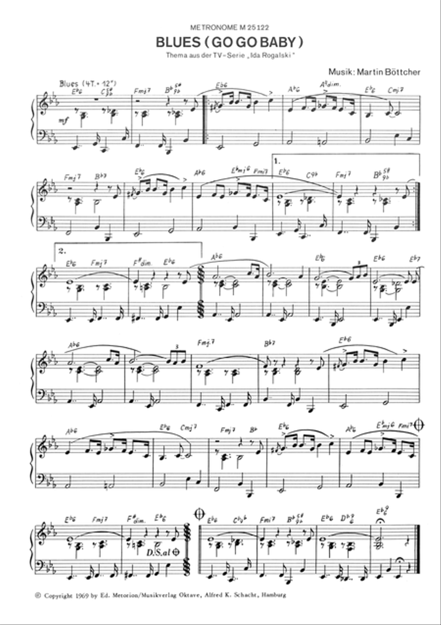 Blues (Go Go Baby) Blues (Go Go Baby) Piano Solo scores gallery preview page 3