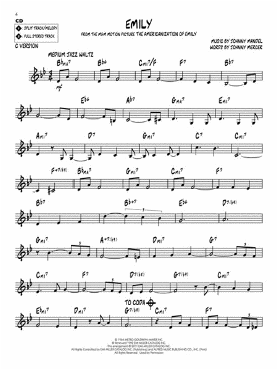 Bill Evans Standards Bill Evans Standards C Instrument scores gallery preview page 4