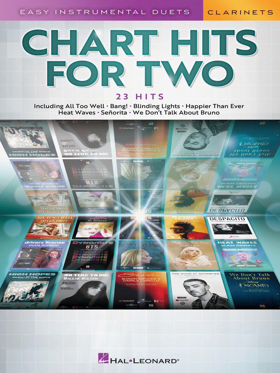 Chart Hits for Two Clarinet scores gallery preview page 1