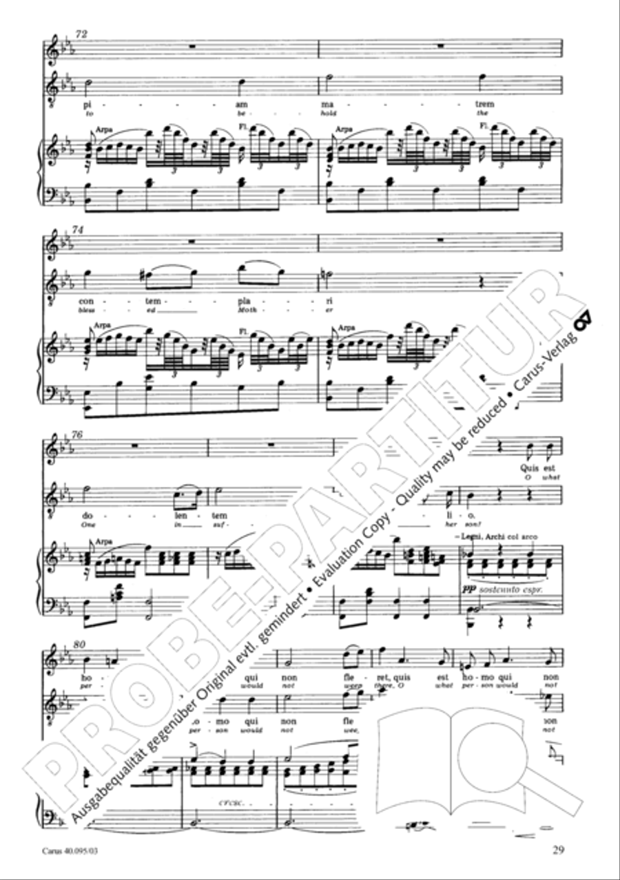The Seven Words (Die Sieben Worte) 4-Part scores gallery preview page 30