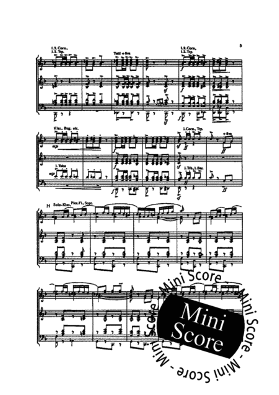 Untern Linden Fanfare Band scores gallery preview page 8