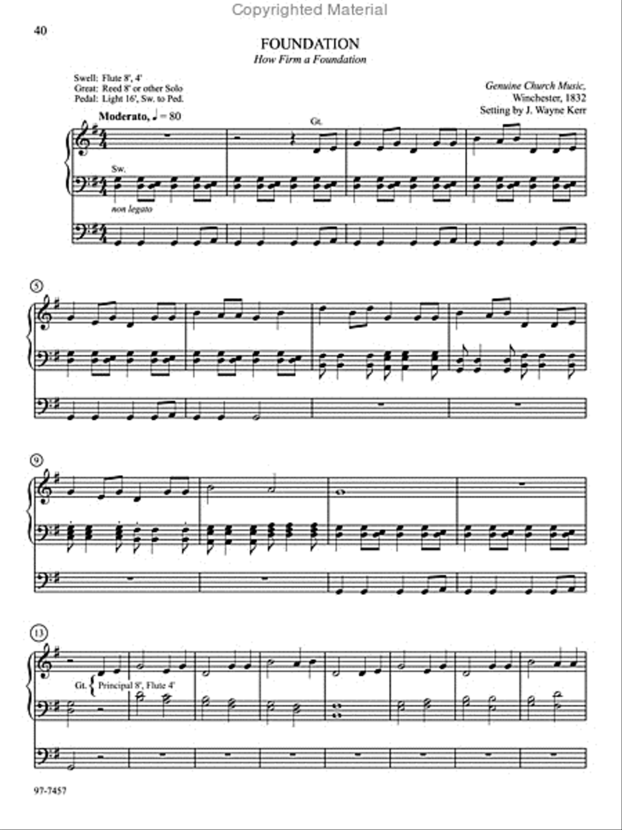 Hymn Prelude Library: Lutheran Service Book, Vol. 4 (FG) Organ scores gallery preview page 4