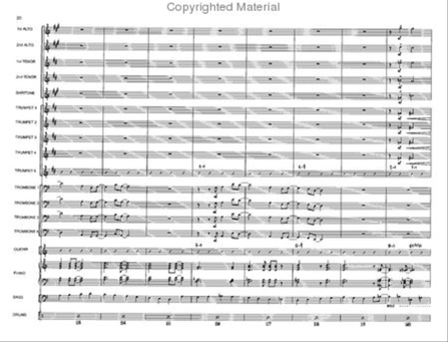 Northern Encounter Jazz Ensemble scores gallery preview page 21