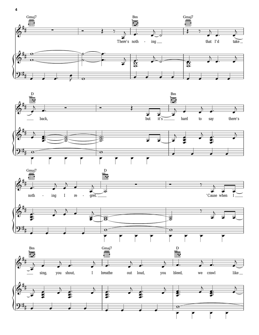 Silhouettes Silhouettes Acoustic Guitar scores gallery preview page 4