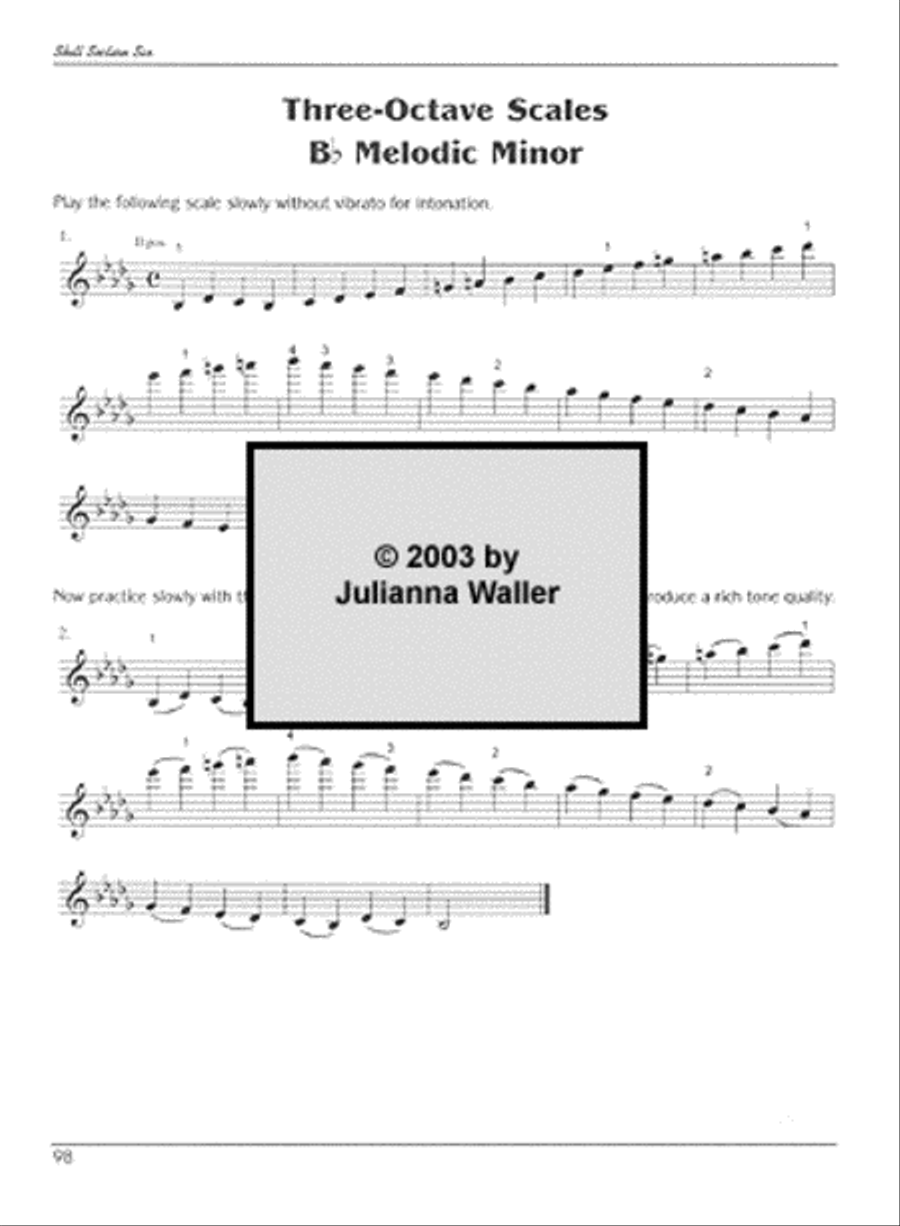 Sensible Scales Plus! Violin scores gallery preview page 4