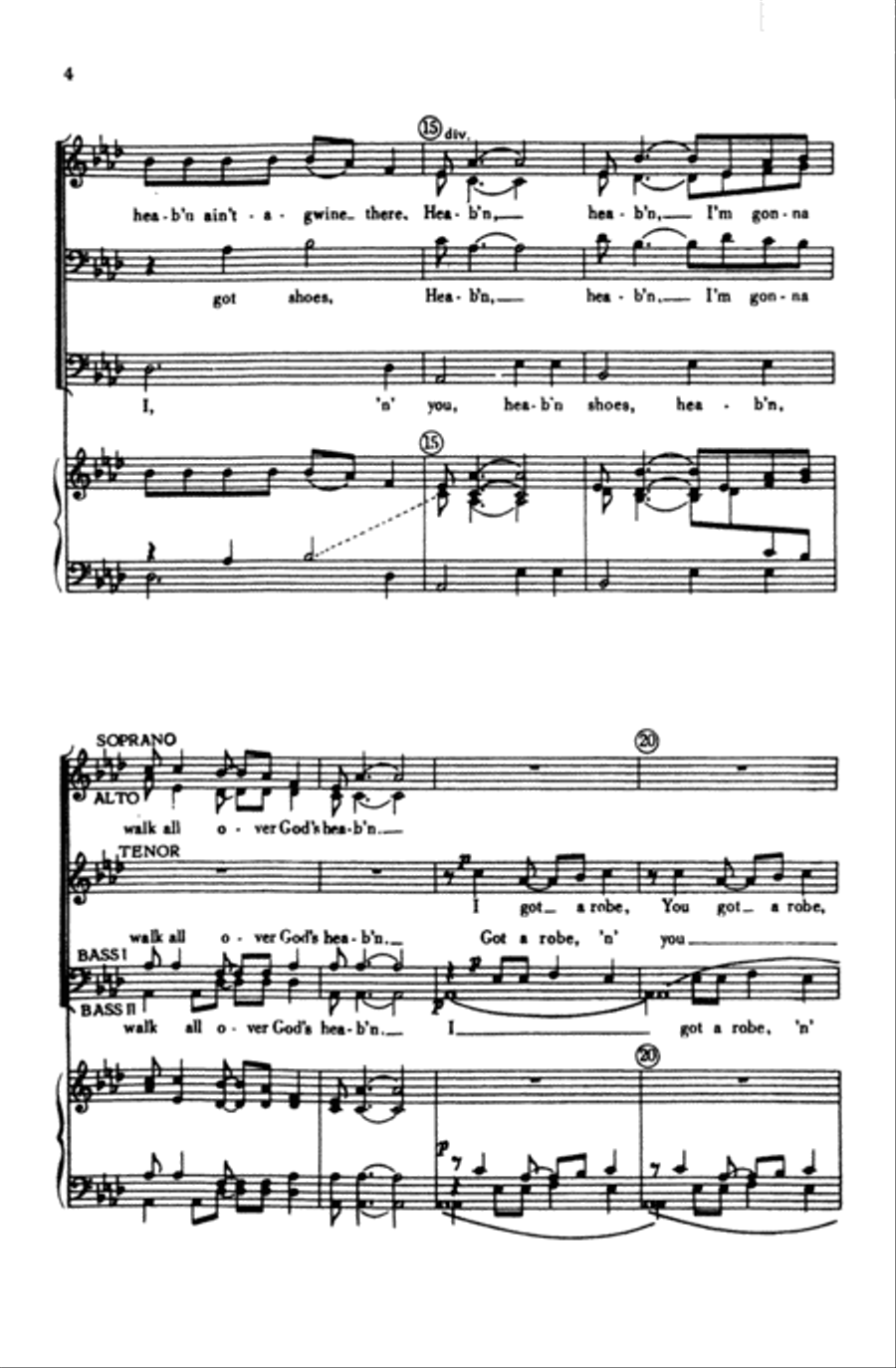 I Got Shoes Choir scores gallery preview page 3