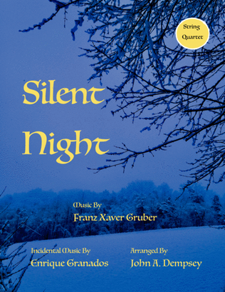 Book cover for Silent Night (String Quartet): Two Violins, Viola and Cello