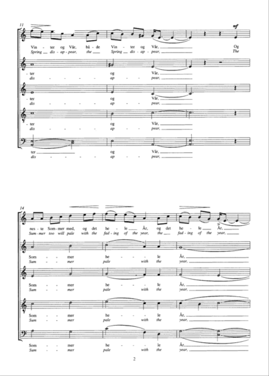 Solveig's Song (From 'Peer Gynt Suite No. 2') (arr. Alexander Milner and Lora Sansun) 4-Part scores gallery preview page 2