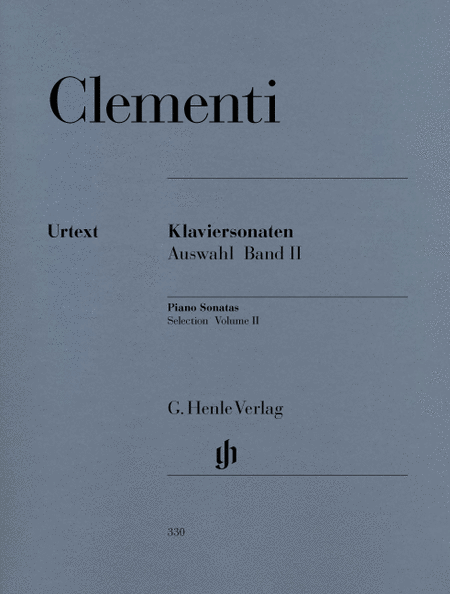 Clementi, Muzio: Selected piano sonatas, volume II (1790-1805)