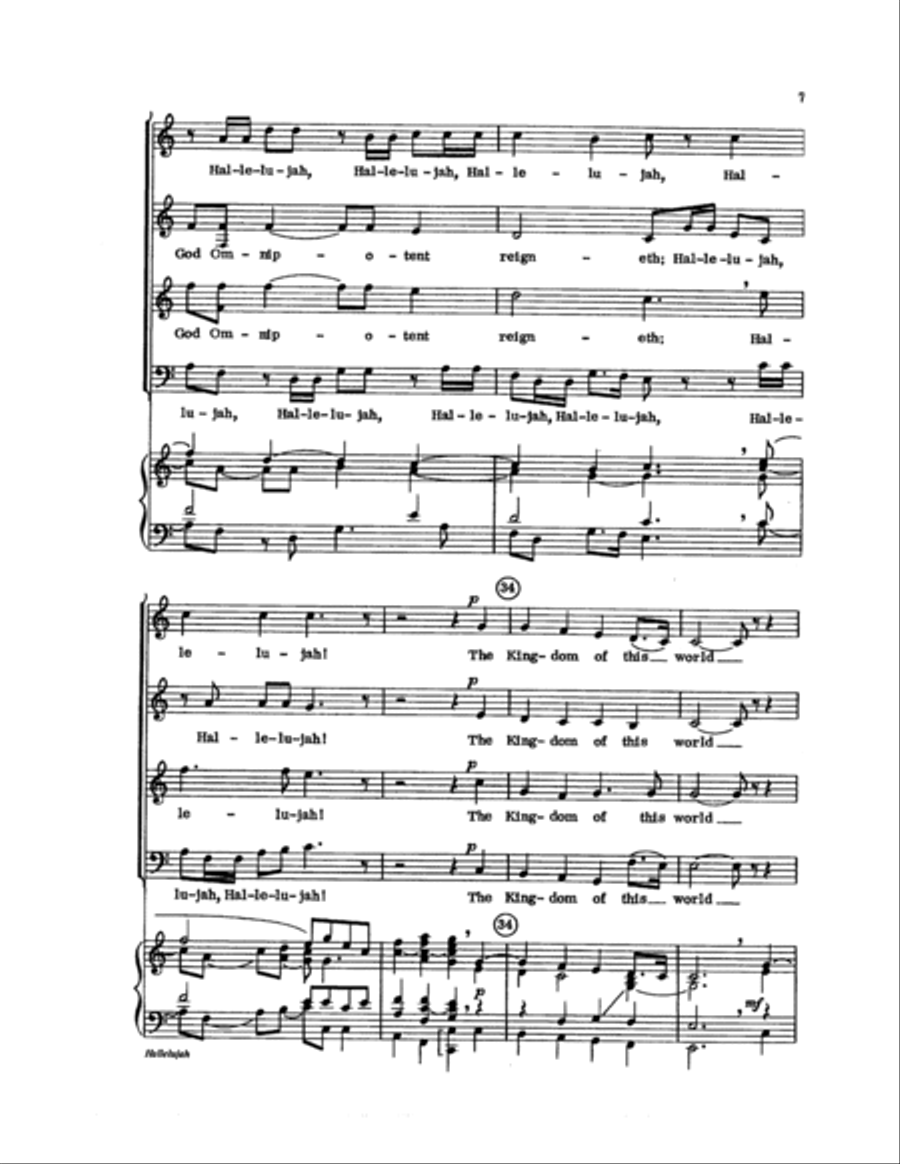 Hallelujah Choir scores gallery preview page 7